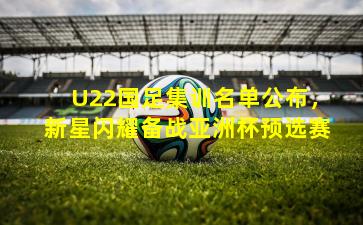 U22国足集训名单公布,新星闪耀备战亚洲杯预选赛